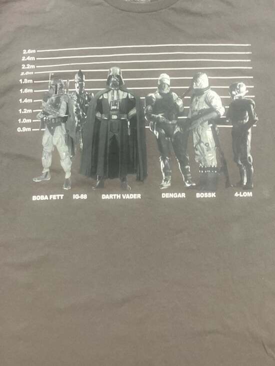 Star Wars Other - Star Wars Bounty Hunter Lineup Graphic T-Shirt Darth Vader Boba Fett